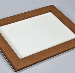 Vassoio per gioielli da banco profilo in legno laccato 280x380 mm